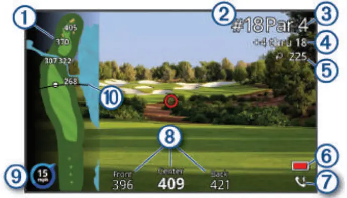 GARMIN Approach Z82 Golf Rangefinder - Figure 2