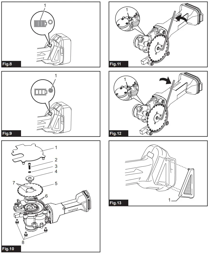 makita DSC251ZK 18V Brushless Steel Rod Cutter - FIG 2