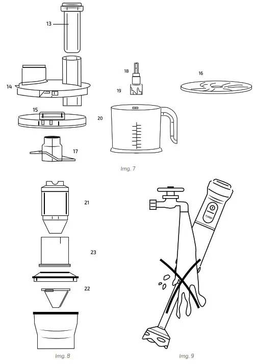 cecotec 04275 Power Titan Black 1500XL TOTALMIX Hand Blender - Fig2