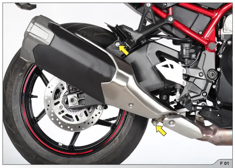 AKRAPOVI Kawasaki Z H2 Slip-On Line Exhaust System - fig 2