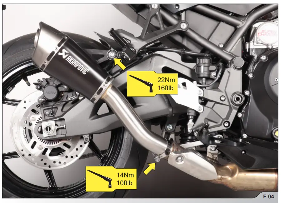 AKRAPOVI Kawasaki Z H2 Slip-On Line Exhaust System - fig 5