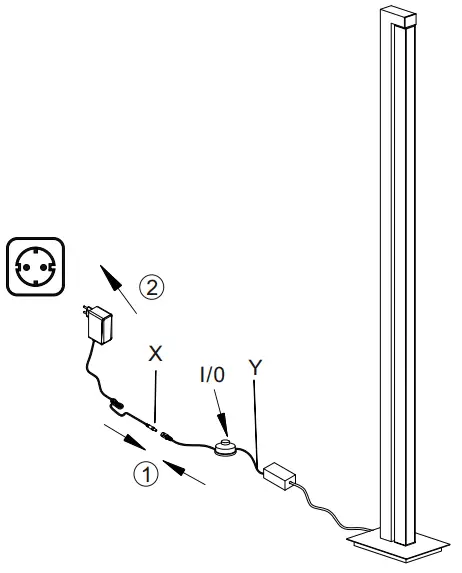 Paul Neuhaus PURE LINES LED Floor Lamp - fig 2