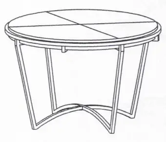 Best-Master-Furniture-A806TB-Newport-46-inch-L-Round-Walnut-Wood-Dining-Table-fig7