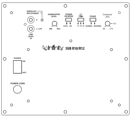 Infinity Reference SUB R12 Powered Subwoofer (1)