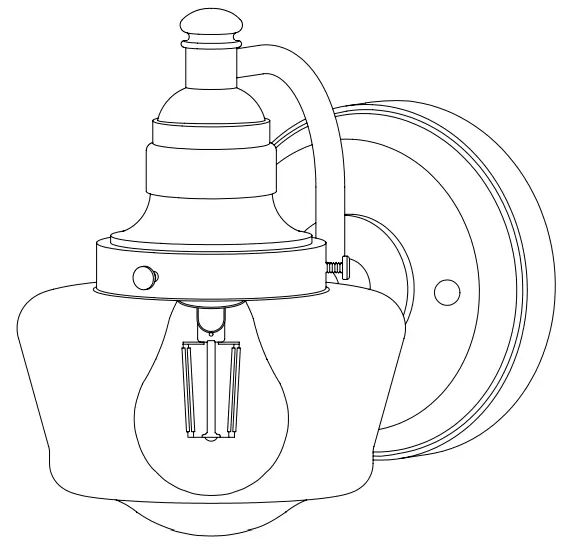 Westinghouse 61239 Lighting Eddystone One Light Outdoor Wall Fixture