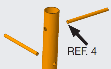 GLOBAL INDUSTRIAL 436CP55 48 Inches In-Ground Mount Steel Bench Without Backrest - Steel bars mus