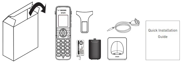 snom M10 SC Handset - 1