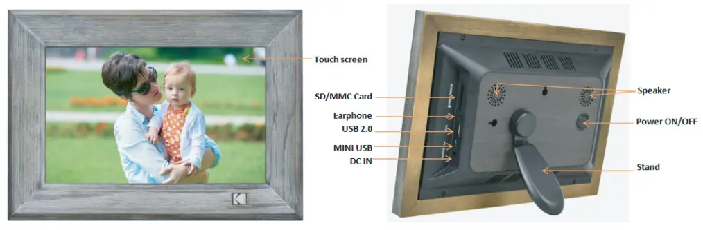 KODAK RCF Series WiFi Classic Photo - control