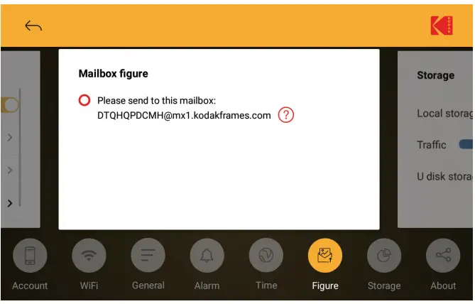 KODAK RCF Series WiFi Classic Photo - figure