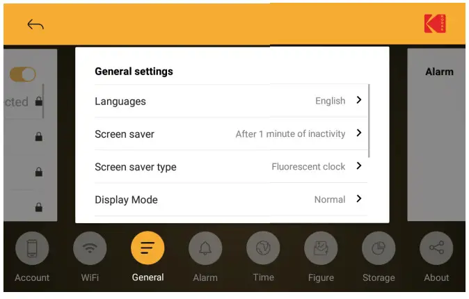 KODAK RCF Series WiFi Classic Photo - generul