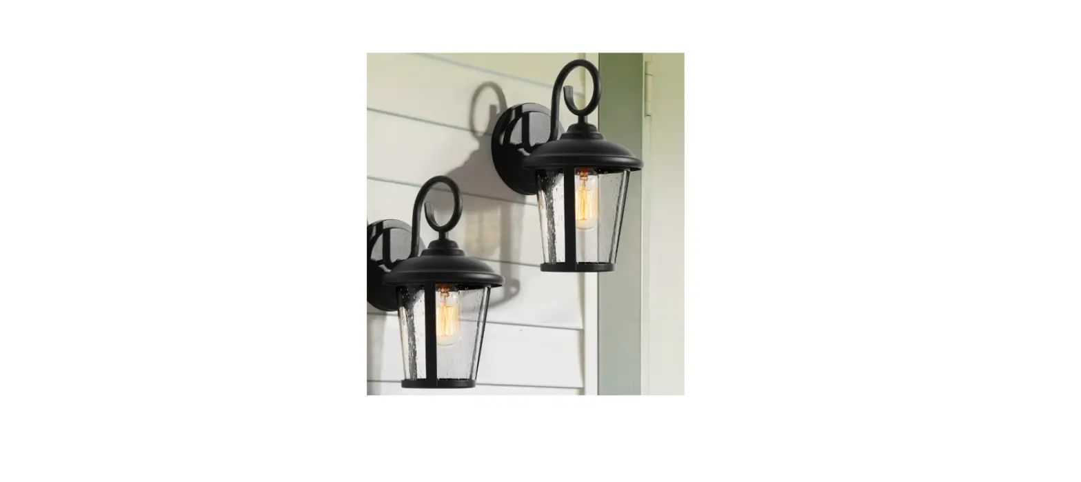 Uolfin 5106248 1-light 11-in Textured Black Lantern Instruction Manual