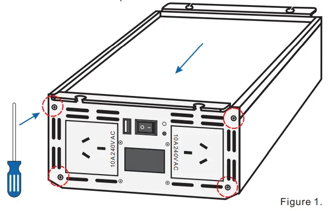 ATEMPOWER PSI3000-BLK-UD-AP 3000W DC-AC Pure Sine Wave Inverter - Fig 3