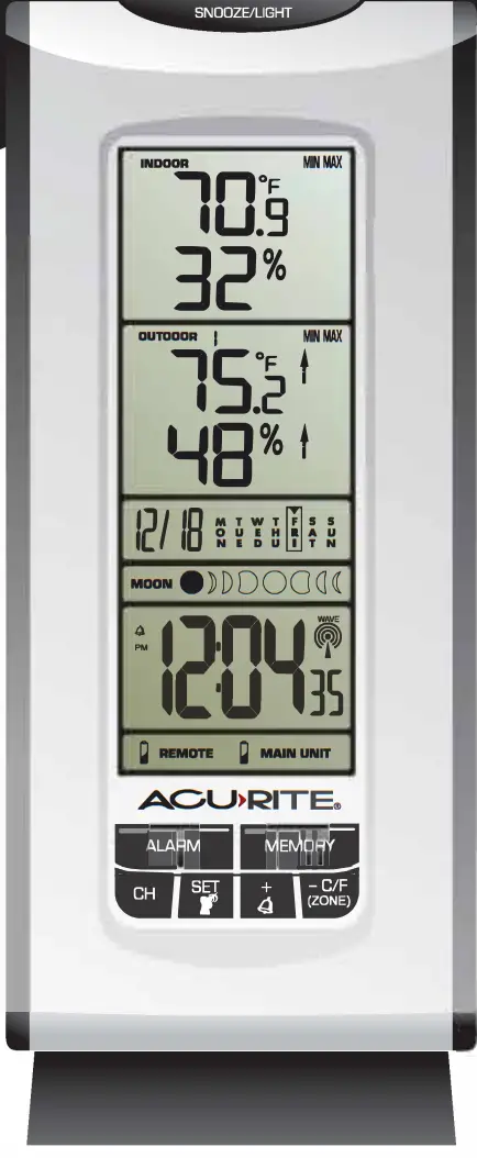 AcuRite OO592W Deluxe Wireless Weather Station & Atomic Clock
