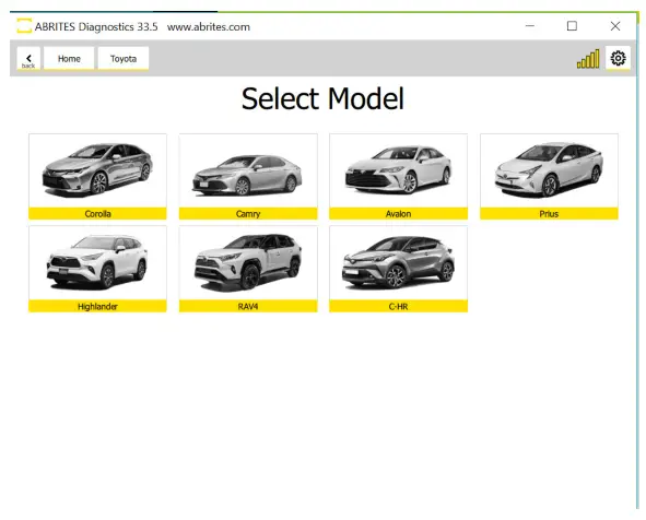 ABRITES Diagnostics For Toyota Lexus Scion Online - fig 1
