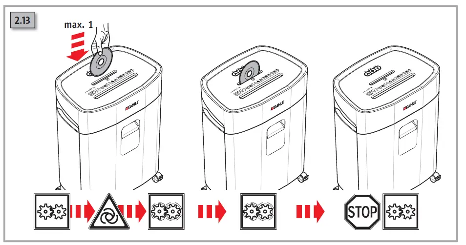 DAHLE PaperSAFE PS 240 Deskside Shredder 12