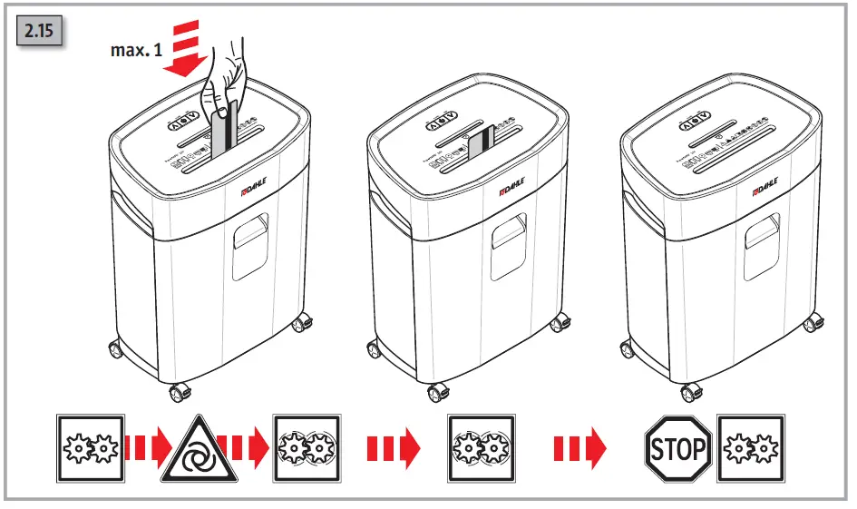 DAHLE PaperSAFE PS 240 Deskside Shredder 14
