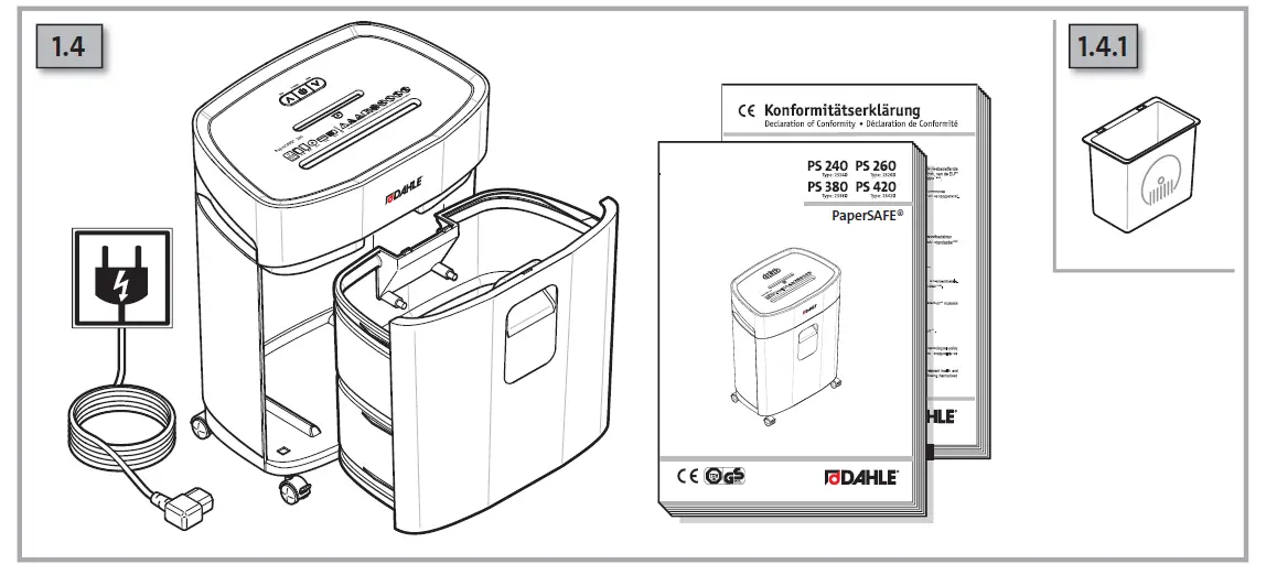 DAHLE PaperSAFE PS 240 Deskside Shredder 3