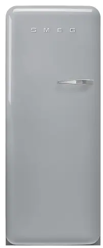 smeg FAB28LSV5 60cm 50s Style Left Hand Hinge Fridge -