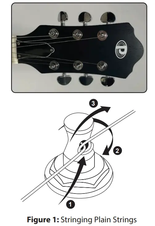 PYLE PJAZZGT88BR 6 String Semi-Hollow Body Jazz Style Electric Guitar - Figure 4