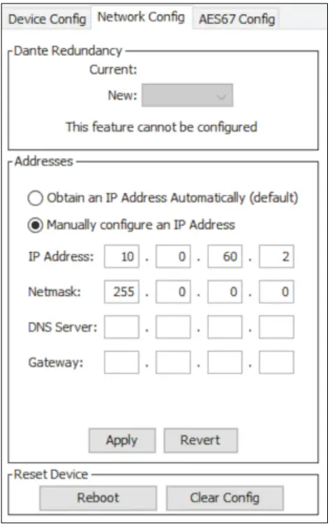 SONIFEX AVN DIO0 Series DIO Audiophile Dante Interfaces - fig 7