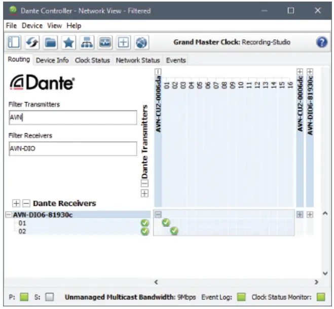 SONIFEX AVN DIO0 Series DIO Audiophile Dante Interfaces - fig 8