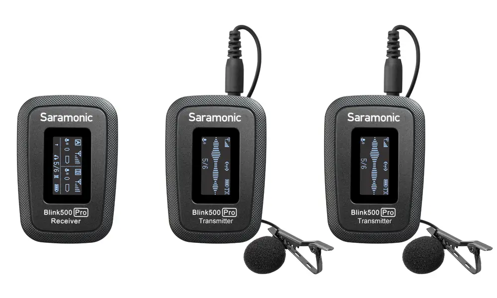 Saramonic Blink500 Pro Ultracompact 2.4 Ghz Dual-channel Wireless Microphone User Manual