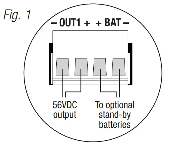 Altronix VertiLine563V Rack Mount Power Supply-Charger - Figure 1
