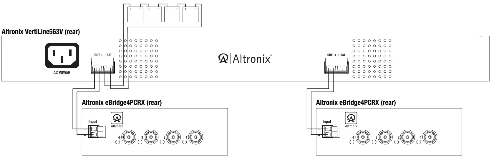 Altronix VertiLine563V Rack Mount Power Supply-Charger - Figure 4