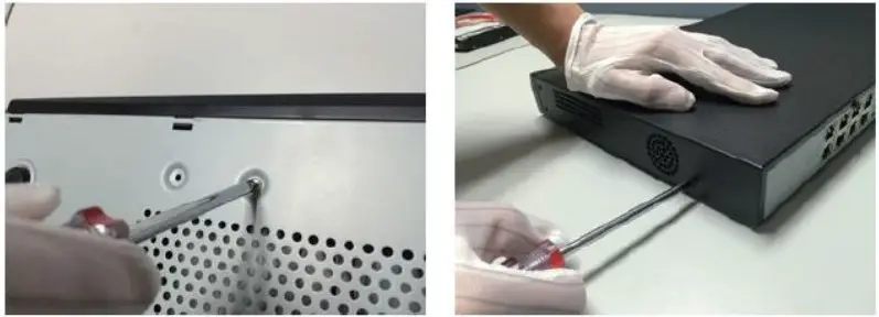 urmet NVR NEIUS SERIES Video Recorder - fix it with screws