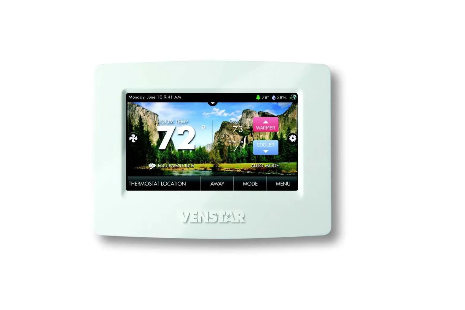 Venstar T8850 Touchscreen Digital Thermostat Quick Setup Guide