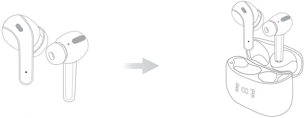 ZINGBIRD X15 002 Wireless Earbuds Bluetooth Headphones 60H Playtime Ear Buds - Figure 15