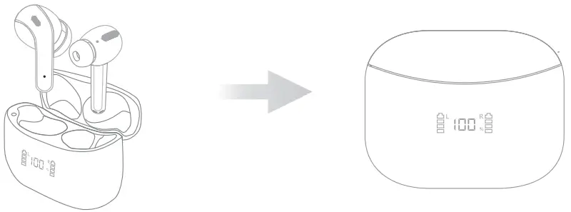 ZINGBIRD X15 002 Wireless Earbuds Bluetooth Headphones 60H Playtime Ear Buds - Figure 5