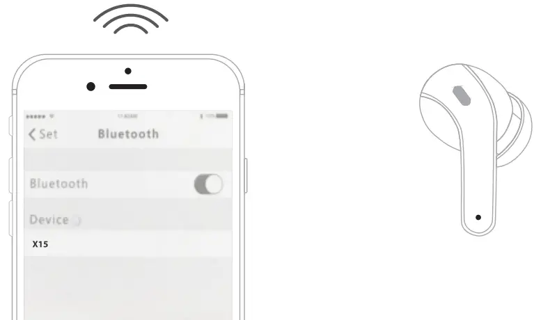 ZINGBIRD X15 002 Wireless Earbuds Bluetooth Headphones 60H Playtime Ear Buds - Figure 8