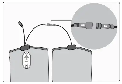 COMFIER CF 5701G Heated Knee Brace with Massage - Opt2