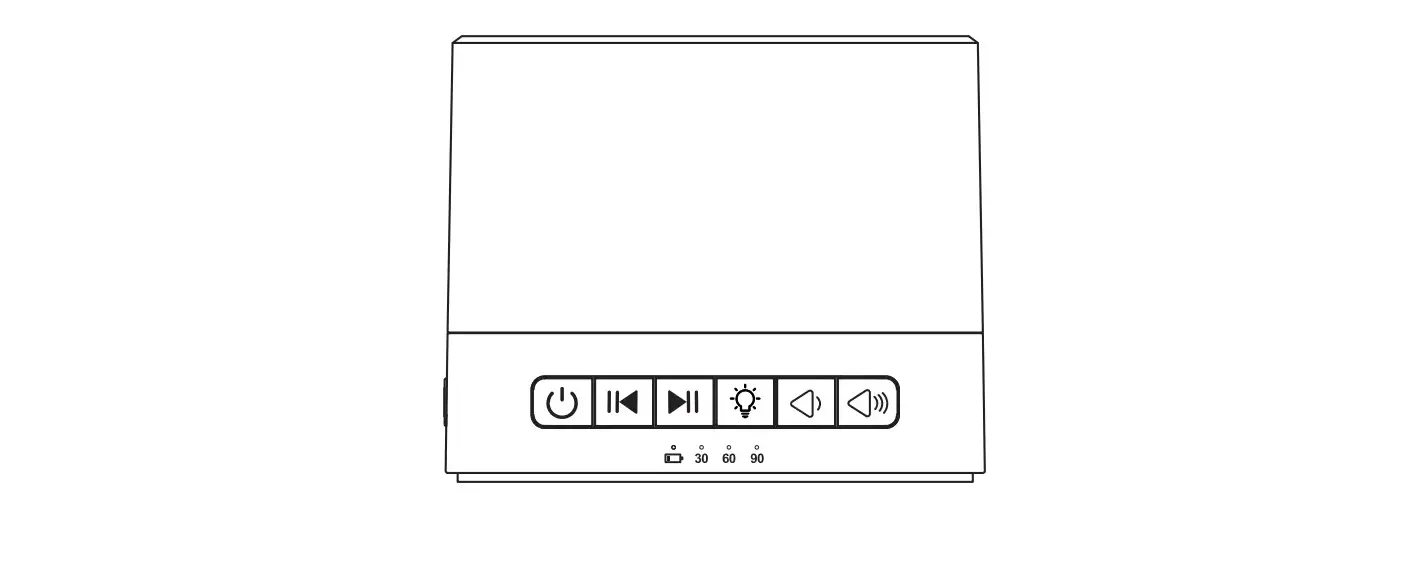 Buffbee C5 Sound Machine With Nightlight User Manual