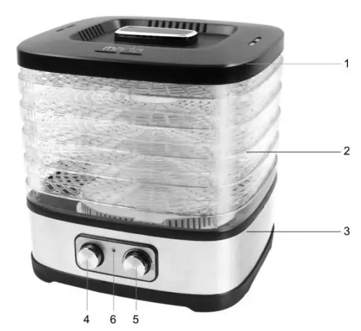 marta MT-1958 Electric Food Dryer - fig 1