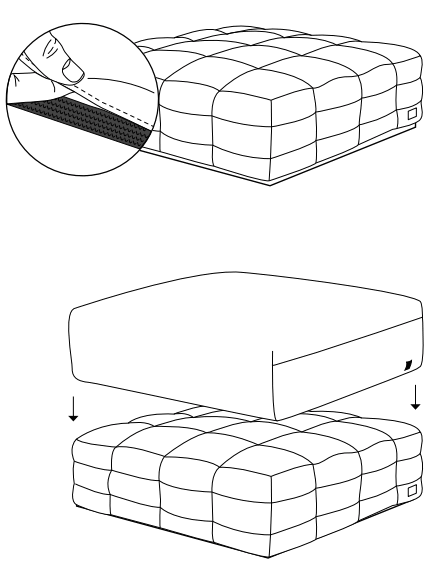 Vetsak 2023Q1 Sofa Seat 84x84 Velvet Lime - fig 5