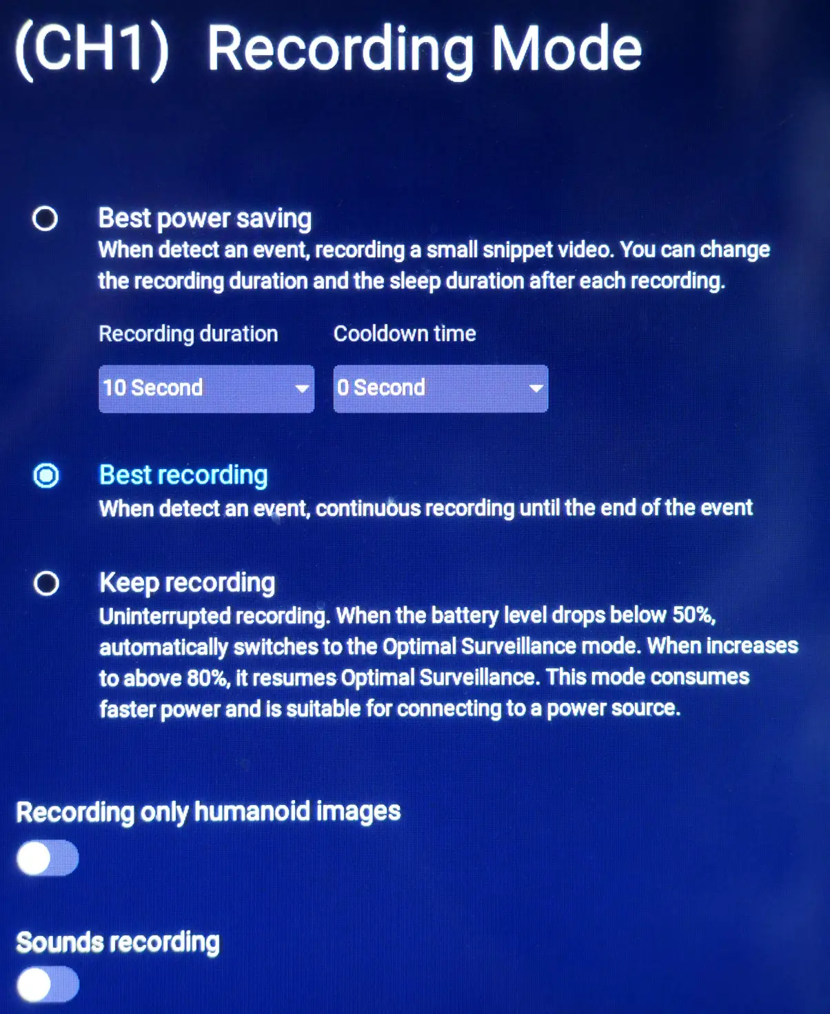 PI MANUFACTURING NVR K8510 1080p Solar Battery Wifi Camera - Product Overview 7