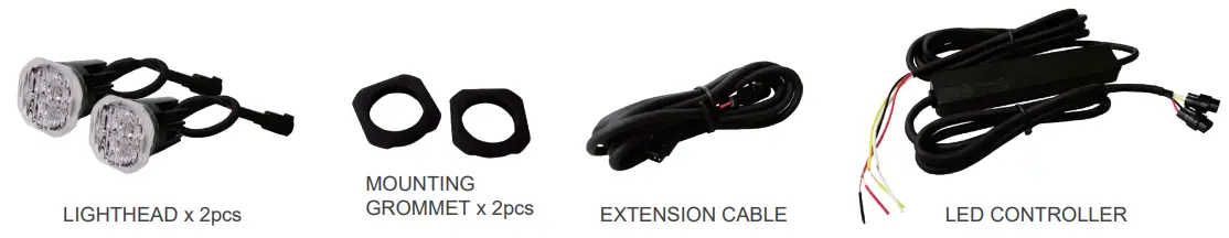 Cell2 UR04 Led Flush Mount Kit - Figure 1