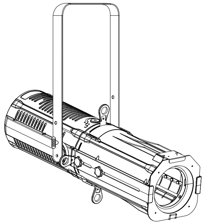 FOS technologies 350W RGBALC LED Profile Spot with Zoom