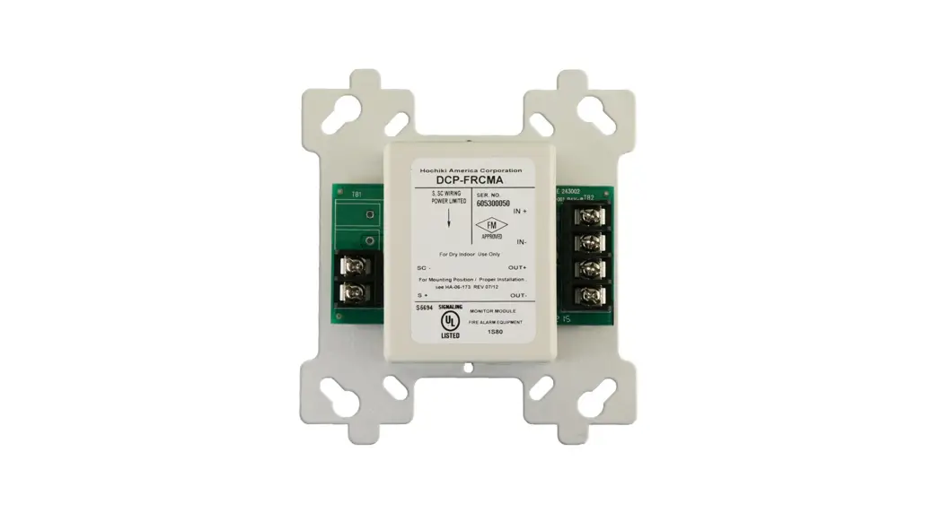 Hochiki Fnv-2za Zone Splitter Module Instruction Manual Hochiki Fnv-2za Zone Splitter Module Instruction Manual