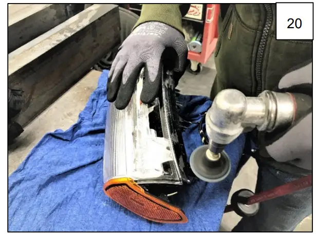 AXC E0001 X-LINE Fender Flare Jeep Wrangler Unlimited - Step 20