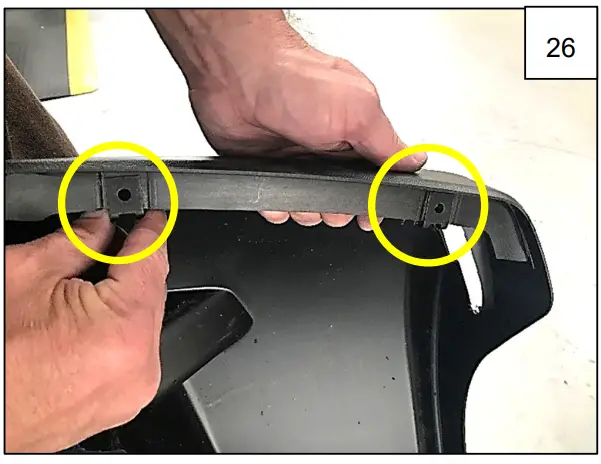 AXC E0001 X-LINE Fender Flare Jeep Wrangler Unlimited - Step 26