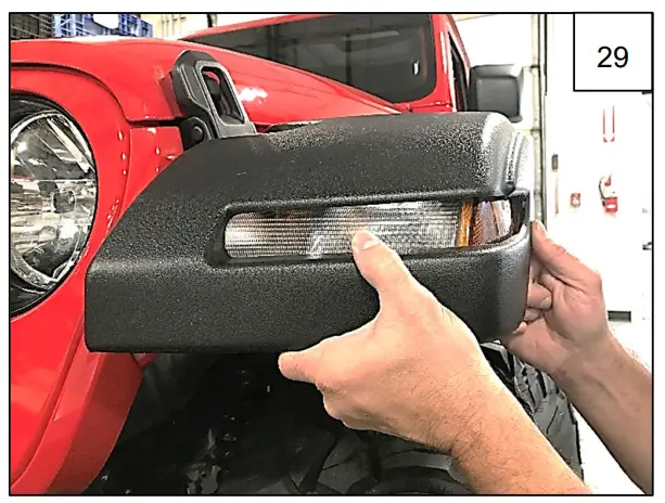 AXC E0001 X-LINE Fender Flare Jeep Wrangler Unlimited - Step 29