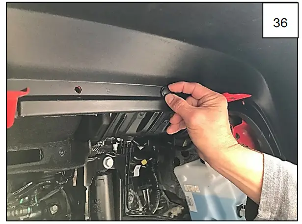 AXC E0001 X-LINE Fender Flare Jeep Wrangler Unlimited - Step 36