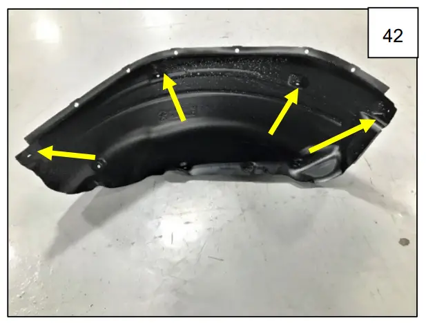 AXC E0001 X-LINE Fender Flare Jeep Wrangler Unlimited - Step 42