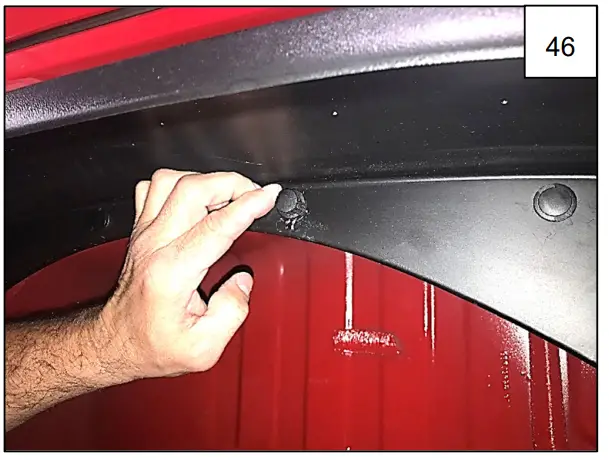 AXC E0001 X-LINE Fender Flare Jeep Wrangler Unlimited - Step 46