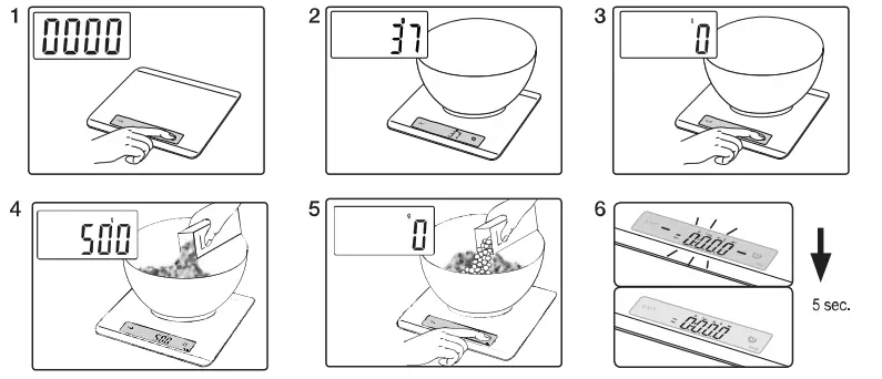 beurer-KS-51-Kitchen-Scale-Instruction-FIG-5