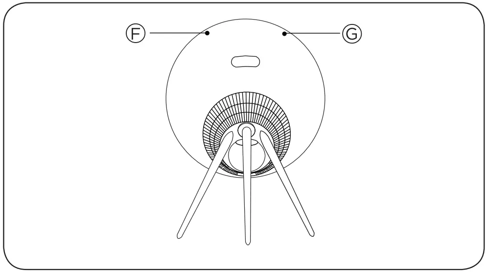 BANG OLUFSEN Beosound A9 5th Generation Classic Beoplay Speaker - LIGHT INDICATORS