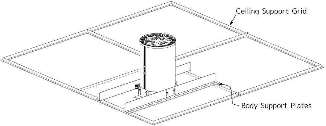ELATION FUZE PENDANT 230 W 11,000 Lumen High CRI RGBWL LED Pendant - appropriate hardware